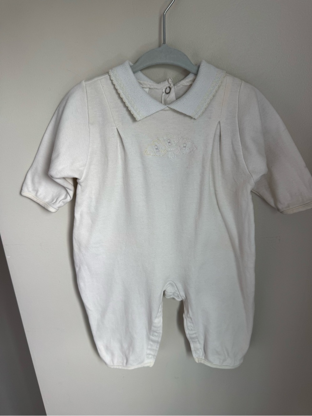 Baby Dior Vintage Footie Size 12-18M